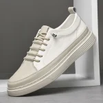 Men Skateboarding Shoes Leather - Image 5
