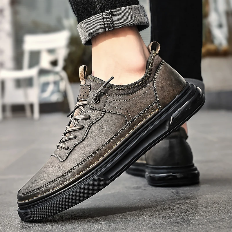 Khaki kicks man shoes - Image 5