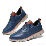 Men's Leather Oxford Sneakers