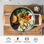 Cookware Set with 10 Pieces Including Fry Pan - Image 5