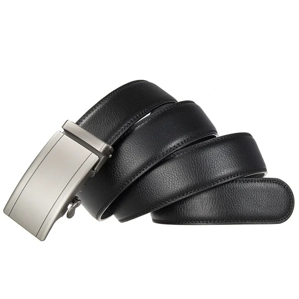 Famous Brand Belt Male Designer Automatic Buckle Genuine Leather Men Belt  Luxury Belts for Men 3.5cm New Black Brown Plus Size - Image 21