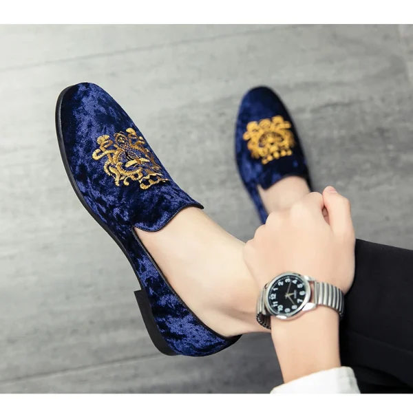 Suede loafers Wedding Dress Shoes - Image 26