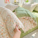 1pc Purple Lavender Printed Duvet Cover Single/Queen/King Size Quilt Cover for Double Bed Flower housse de couette220x240cm - Image 18