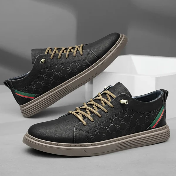 Italian Brand Men's Khaki kicks - Image 23