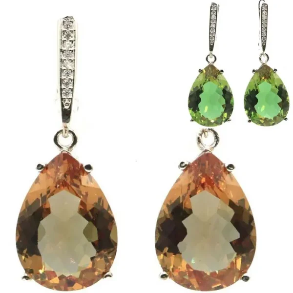 Zultanite Color-Changing Jewelry Set (Earrings & Pendant) - Image 11
