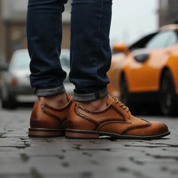 Traditional Leather Brogues - Image 16