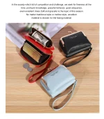 Wallet Women's Fashion Wrist Strap Short Zero Wallet Large Capacity Coin Clip Bag Multiple Card Positions Card Bag Money Clip - Image 16