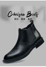 Men's Boots Handmade Leather Ankle Shoes - Image 14
