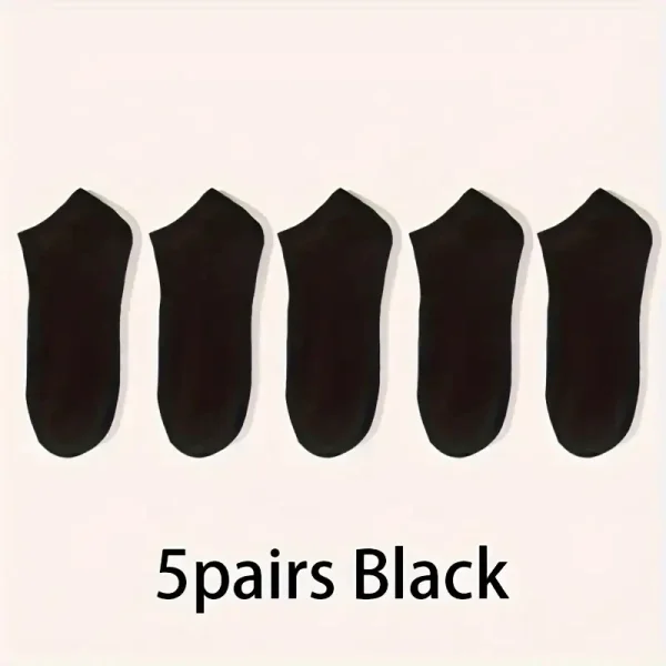 5/10-Pack Unisex Comfort-Fit Ankle Socks For All, Breathable & Lightweight - Ideal For Sports & Daily Wear - Image 34