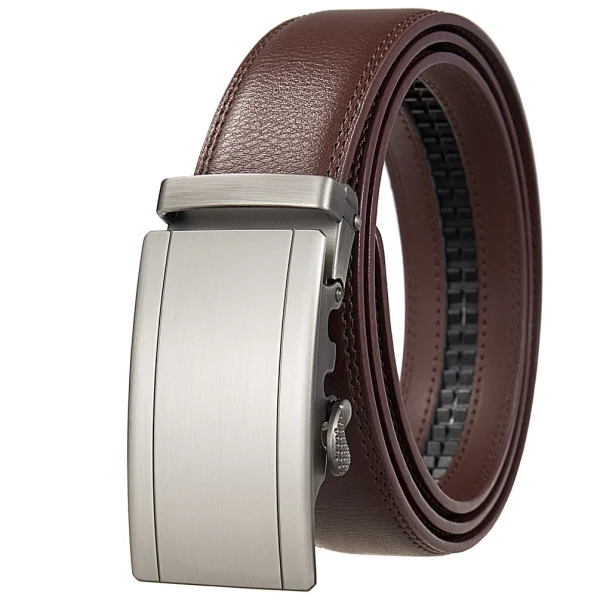 Famous Brand Belt Male Designer Automatic Buckle Genuine Leather Men Belt  Luxury Belts for Men 3.5cm New Black Brown Plus Size - Image 24