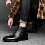Leather Chelsea Men's Boots - Image 15