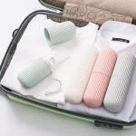 Travel Portable Toothbrush Cup Bathroom Toothpaste Holder Storage Case Box Organizer Travel Toiletries Storage Cup New Creative - Image 4