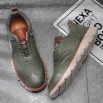 Men's Leather Oxford Sneakers - Image 6