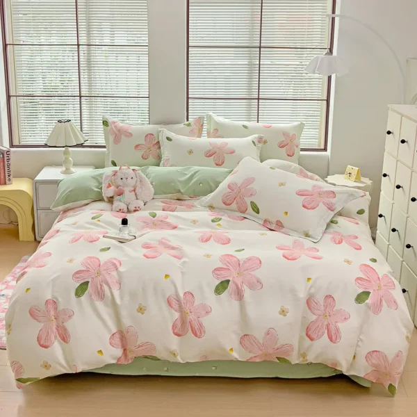 3pcs Dark Blue Striped Style Duvet Cover Set for Boy Geometric Pattern Luxury Hotel Room Decor 100% Cotton Skin-friendly Bedding - Image 16