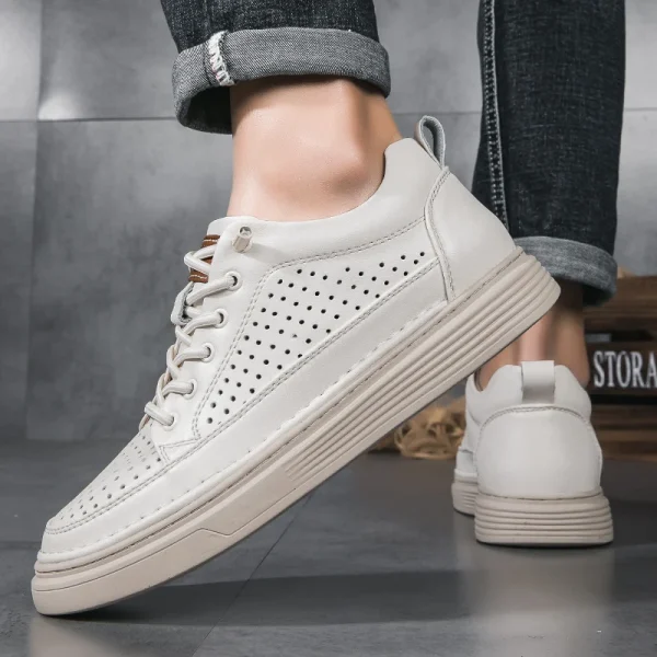 Men Breathable Leather luxe - Image 3