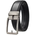 Famous Brand Belt Male Designer Automatic Buckle Genuine Leather Men Belt  Luxury Belts for Men 3.5cm New Black Brown Plus Size - Image 2