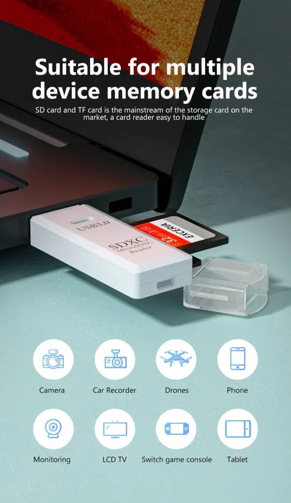 2-in-1 USB 3.0 Card Reader - Image 14