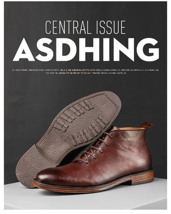 Retro Ankle Boots For Men - Image 9