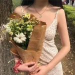 Women's French Subtle Gentle Style Satin Dress - Image 5