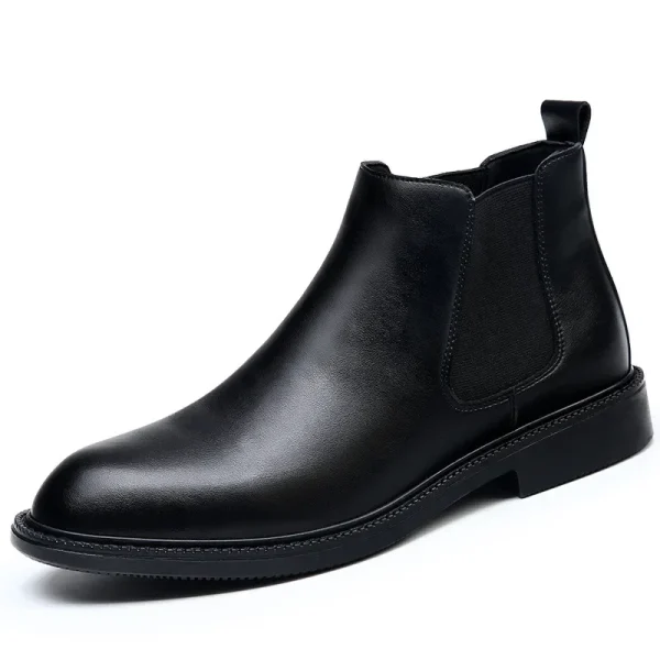 Men's Boots Handmade Leather Ankle Shoes - Image 10