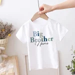 Personalized Sibling T-Shirt Set ​Custom "Big Brother" and "Little Sister" - Image 8