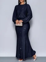 Women's Long Sleeve Bodycon Dress - Image 27