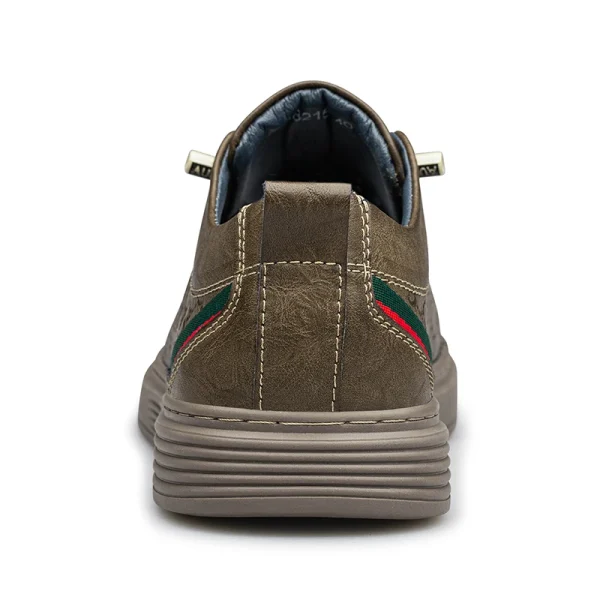Italian Brand Men's Khaki kicks - Image 16