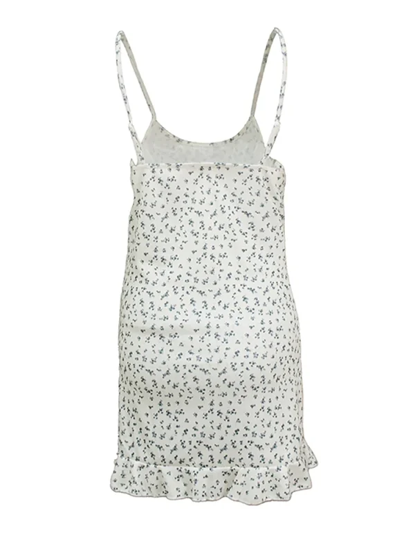 Hiloc Summer Backless Spaghetti Strap Dress Casual - Image 6