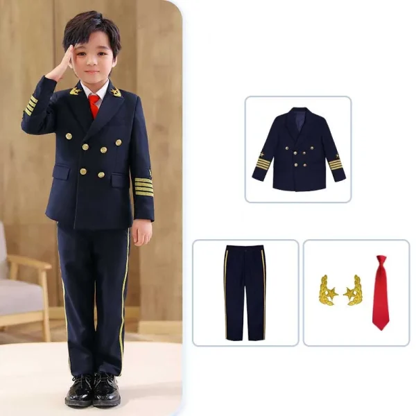Kids' 3-Piece Pilot Cosplay Set - Image 19