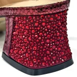 Women's Peep-Toe Heels with handbag - Image 3