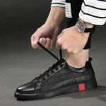 Man, Leather Oxfords - Image 5