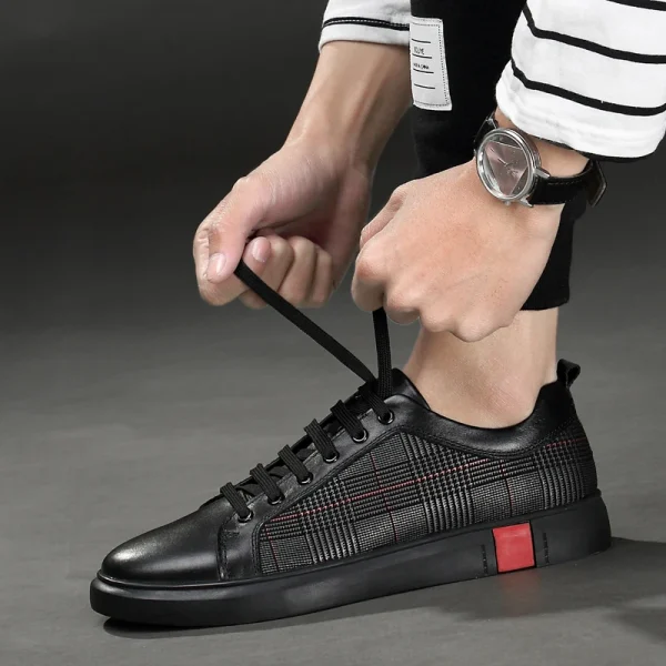 Man, Leather Oxfords - Image 5