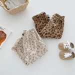 Fleece-Lined Floral Corduroy Trousers - Image 4