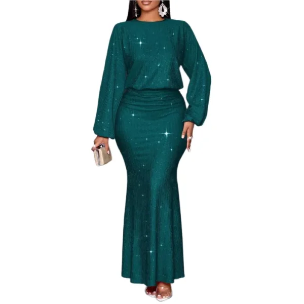 Women's Long Sleeve Bodycon Dress - Image 5