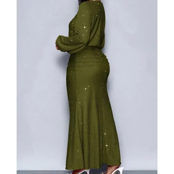 Women's Long Sleeve Bodycon Dress - Image 3