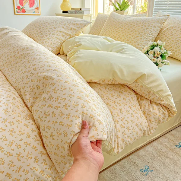 1pc Purple Lavender Printed Duvet Cover Single/Queen/King Size Quilt Cover for Double Bed Flower housse de couette220x240cm - Image 13