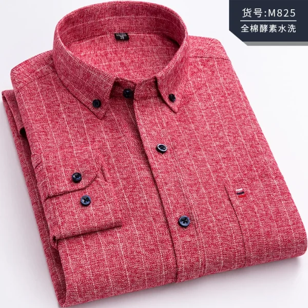 Cotton plaid shirt - Image 42