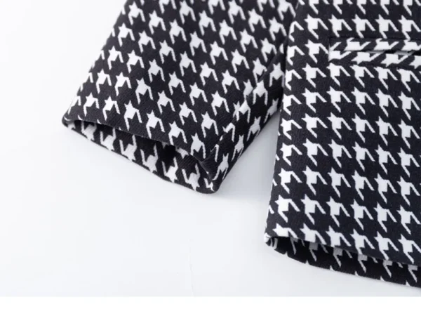 Boys' Double-Breasted Houndstooth Suit Set - Image 12
