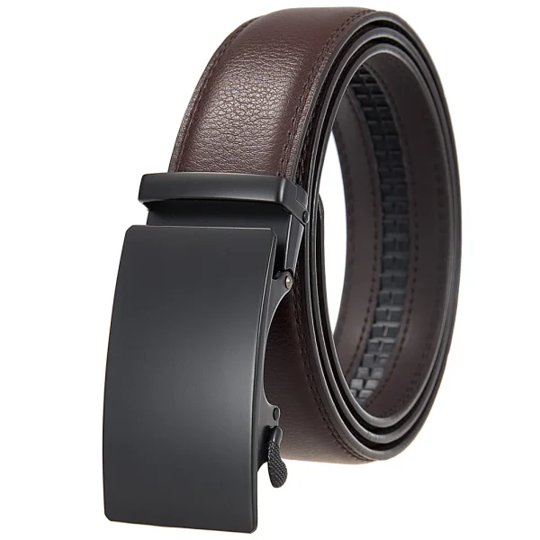 Famous Brand Belt Male Designer Automatic Buckle Genuine Leather Men Belt  Luxury Belts for Men 3.5cm New Black Brown Plus Size - Image 12