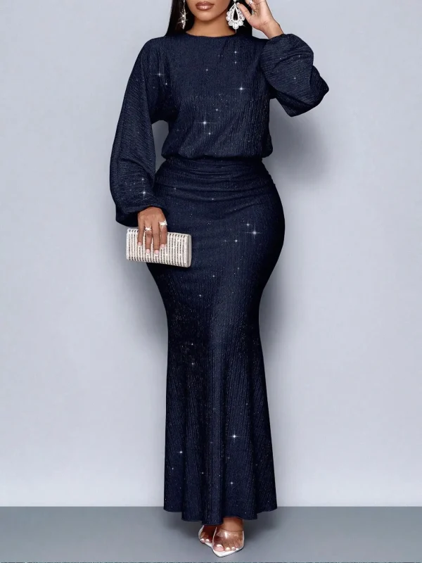 Women's Long Sleeve Bodycon Dress - Image 25