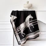 New Hot Winter Scarf Women Soft Cashmere Warm Pashmina Plaid Horse Print Scarves Wraps Thick Shawl Bufandas Tassel Stoles Hijabs - Image 19