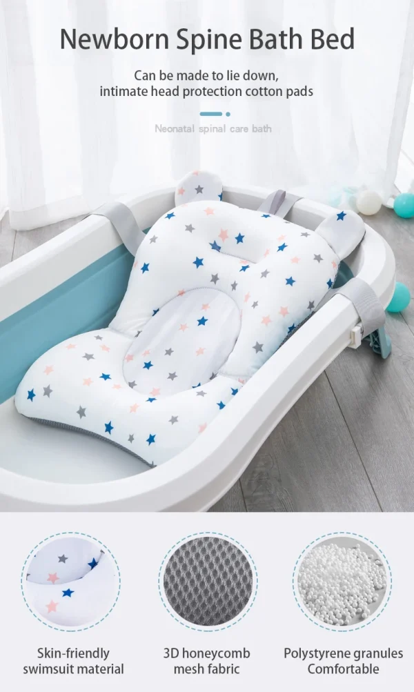 Portable Newborn Bath Support Pad - Image 11