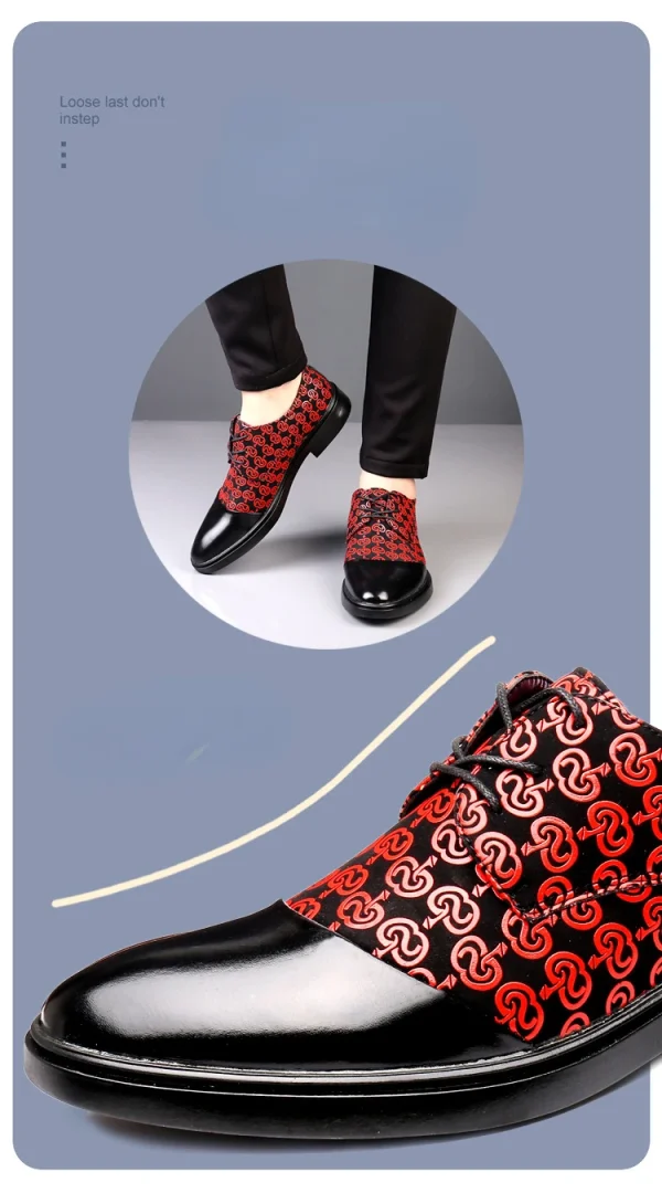 Men Black oxfords shoes - Image 16