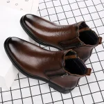 Leather Chelsea Men's Boots - Image 11