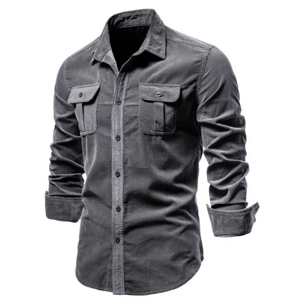 Corduroy dress shirt - Image 9