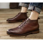 Retro Ankle Boots For Men - Image 12