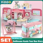 Koala Diary: Tour Bus & Expandable Dollhouse Set