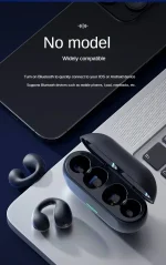 T75 Fone Bluetooth Headset 5.3 Wireless Air Conduction Headphones Clip Ear Music Noise Canceling HD Call Sports Gaming Earphone - Image 25