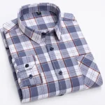 Cotton plaid shirt - Image 8