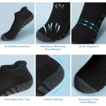 12 Pairs Men's Mesh Breathable Sports Ear Lifting Socks All Season Solid Color Low Cut Casual Mens Short Tube Socks - Image 5